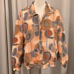 Vintage Fuda International 100% SILK lightweight jacket
